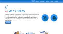 Desktop Screenshot of idea-grafica.com